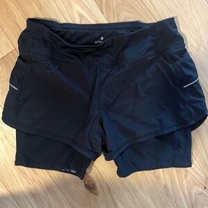 🎉 Athleta size small running shorts